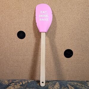 Nordicware Pink ' Eat, Drink, Bake' Spatula